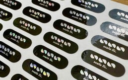 カメラ機材管理用社名ロゴシール