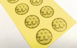 金箔ロゴシール(透明フィルム)