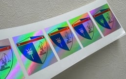 入構証貼付用ロゴシール