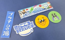 Amazon primeノベルティ用ステッカー5種