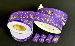 ラベラーロールシール　街並み夜景