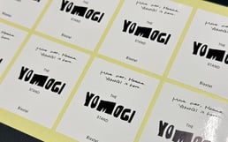 ドリンクのテイクアウト用シール