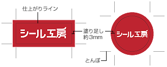 塗り足しは「3mm」解像度は「350dpi以上」